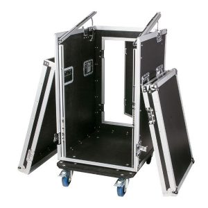 Flightcase 19" rack 16HE