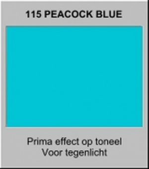 Kleurenfilter Peacock Blue