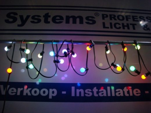 LED Prikkabel 10m RGB gekleurd