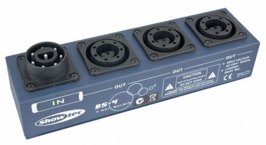 BS4 Bulgin Splitterbox with 4 Bulgins AANBIEDING OP=OP van € 35,-- voor € 15,--