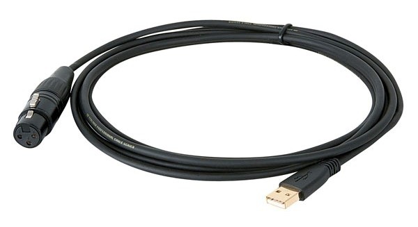 UCI-10 USB > XLR Microfoon interface kabel – Systems
