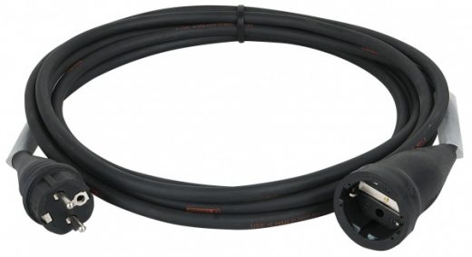 Schuko/Schuko verlengkabel 5m 3 x 1,5 mm2 Titanex met ABL