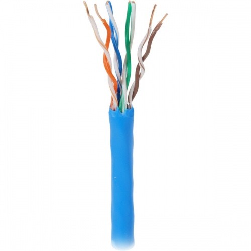 Waarneembaar stropdas Badkamer Cat 5E HDBT UTP kabel 350MHz PVC blauw per meter – R.F. Systems