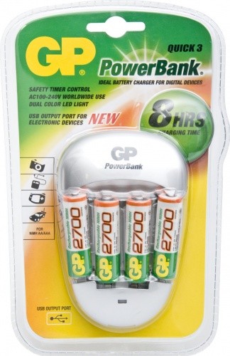 Echter lijden Armoedig GP Powerbank Quick 3 incl. set van 4 stuks penlite AA – R.F. Systems