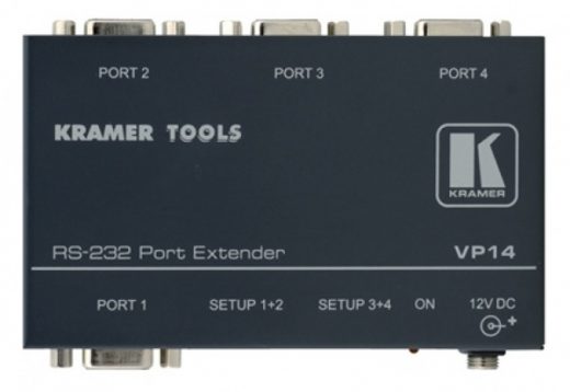 Kramer VP-14 1 in > 3 uit RS-232 verdeler