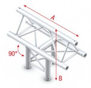 T-Cross vert. 3-way, apex up Pro-30