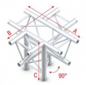 Cross + down 5-way, apex down Pro-30