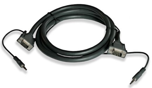 VGA kabel Kramer 10,7m Male/Male & mini jack > mini jack C-GMA/GMA-35