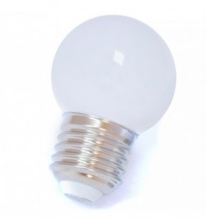1W LED prikkabel kogellamp