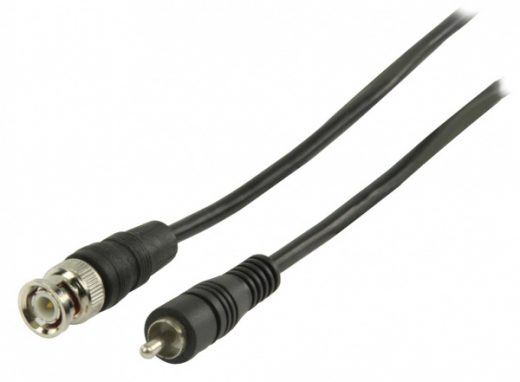 RCA male > BNC male video kabel
