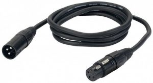 DMX kabel 3p XLR male