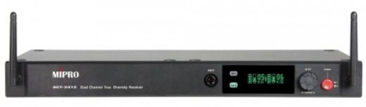 Mipro ACT-2412 dubbele digitale ontvanger 2,4GHz 19" 1 HE rackbreedte NIET MEER LEVERBAAR