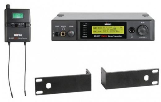 Mipro Digitale MI-909 in-ear monitor set: 1x MI-909R 1x MI-909T 1x FB71 19" rack mount