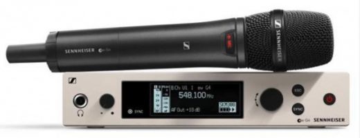 Sennheiser handmicrofoonset EW 300 G4 met EW-865 handmicrofoon incl. GA3 rackmount NIET MEER LEVERBAAR ZIE EW-D SERIE