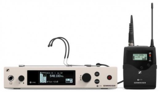 Sennheiser EW 300 G4 draadloze hoofdmicrofoon set SK-300 bodypack en SL-1 hoofdmicr. incl. rackmount NIET MEER LEVERBAAR ZIE EW-D SERIE