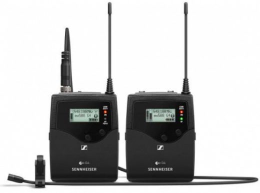 Sennheiser EW 500 G4 draadloze set met SK-500 bodypack, MKE-2 goud & EK 500 G4 bodypack ontvanger NIET MEER LEVERBAAR