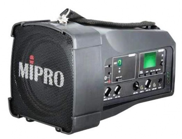 Kraan plaats wang Mipro MA100SB 50-Watt PA Systeem met USB speler – R.F. Systems