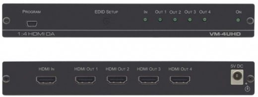 4K HDMI splitter 1 in > 4 uit tot 4K 60Hz