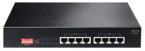 8 voudige Gigabit netwerk switch + PoE