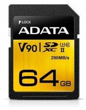 Adata SDXC UHS-II 64GB flashgeheugen