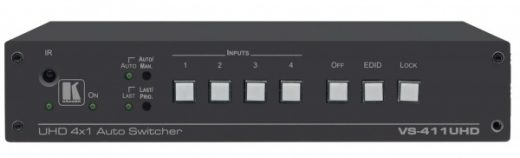Kramer VS-411UHD 4x HDMI in > 1x HDMI & audio uit met RS-232 4K UHD NIET MEER LEVERBAAR ZIE VS-411XS
