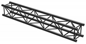 Rechte vierkante FQ30 Truss 2000mm zwart