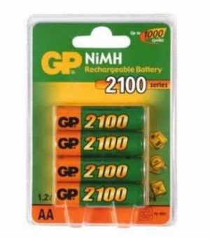 Batterij penlite AA Oplaadbaar GP 2100 mA