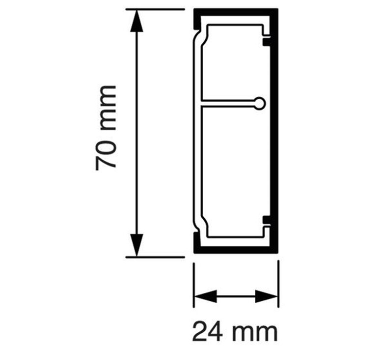 Moeras Persoonlijk Notebook Attema K40 basis profiel wit RAL 9010 prijs per m – R.F. Systems