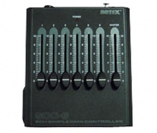 Botex SDC-6 6 voudige DMX controller