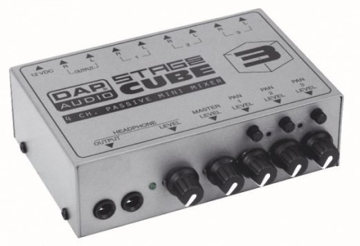 SC-3 4 kanaals actieve mini mixer NIET MEER LEVERBAAR