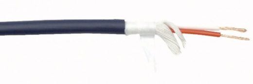 SPK-275 speakerkabel 2x 0,75qmm 6,5mm stage kwaliteit blauw per 100m rol
