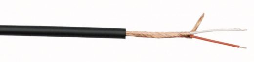 MC-205B Microphone Cable Black 5mm 100m Spool