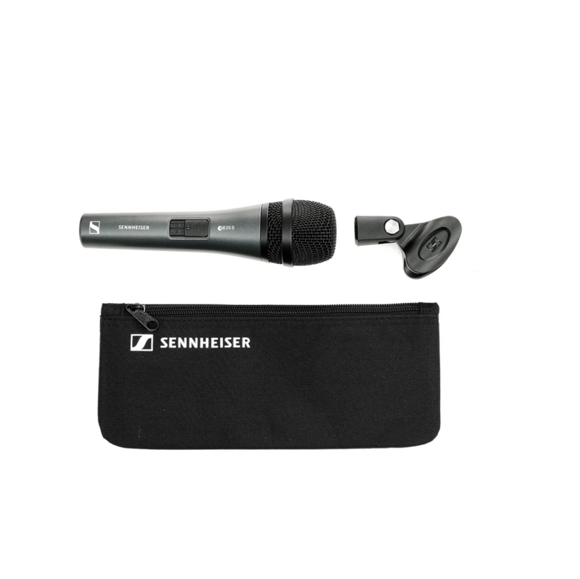 Sennheiser E 835S microfoon nier Solist met schakelaar – R.F. Systems