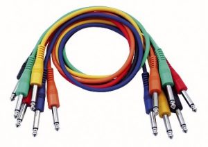 Mono patchkabel set 30cm met rechte 6,3mm jack