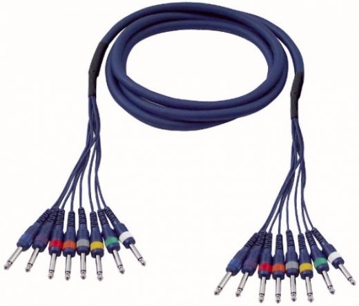 Studiosnake  8 Way Jack Mono to Jack Mono 6m