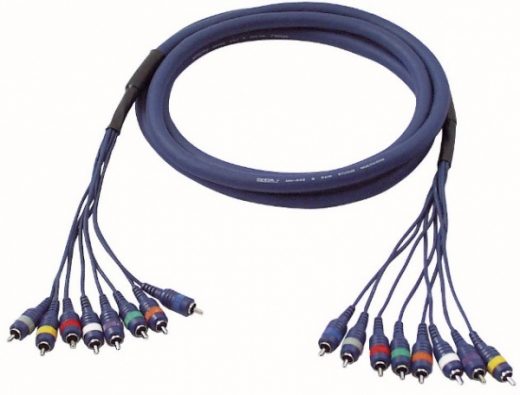 Studiosnake 8Way RCA Connectorto RCA Connector 6m