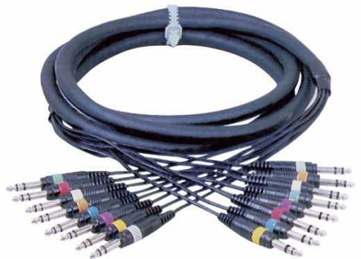 Studiosnake  8 Way Jack Stereo to Jack Stereo 3mtr