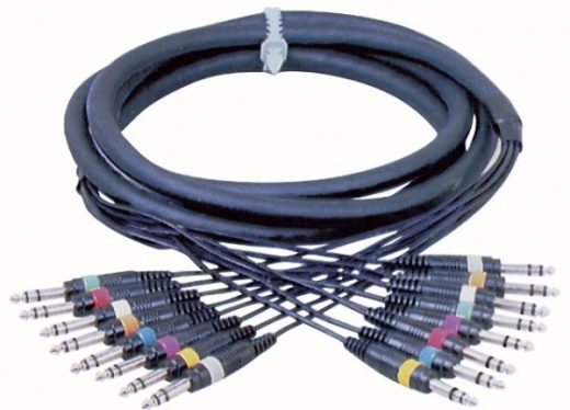 Studiosnake  8 Way Jack Stereo to Jack Stereo 6mtr
