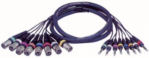Studiosnake  8 Way  XLR Male to Jack Stereo 6mtr