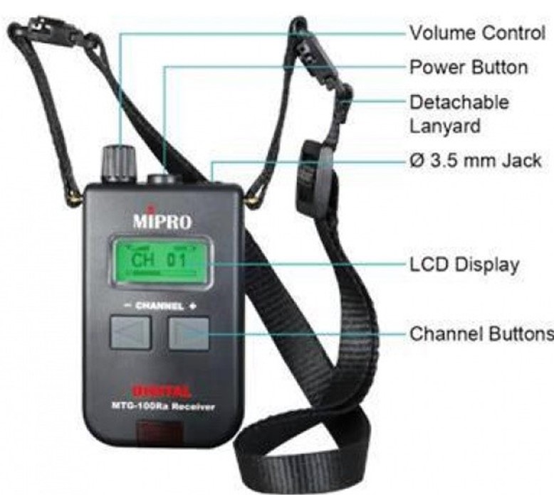 Mipro_MTG-100RA_16_kanaals_digitale_portable_tourguide_ontvanger_met_2x_AA_batterij_3 MTG100RA