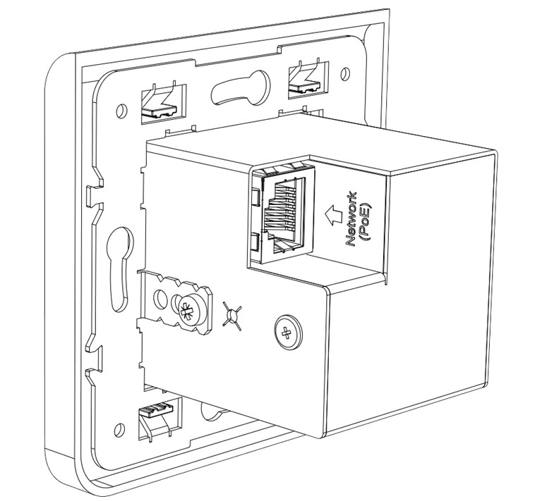 AVWALLDT4i_Dante_mic_lijn_input_module_2x_XLR_1x_3,5mm_stereo_minijack_volume_regelaar_wit_2 AVWALLDT4I