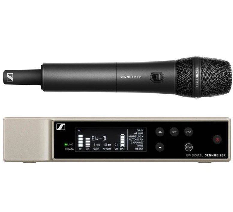 Overdreven vallei deelnemer Sennheiser handmicrofoon set EW-D met MMD 835 hand – R.F. Systems