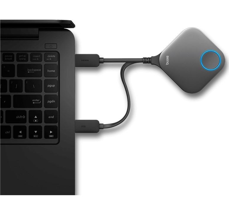 BenQ_WDC-20_draadloze_presentatie_start_set_1x_ontvanger_2x_button_incl_cradle_tot_15m_4 WDC20SET