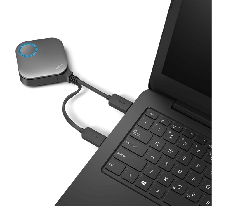 BenQ_WDC-20_draadloze_presentatie_start_set_1x_ontvanger_2x_button_incl_cradle_tot_15m_9 WDC20SET