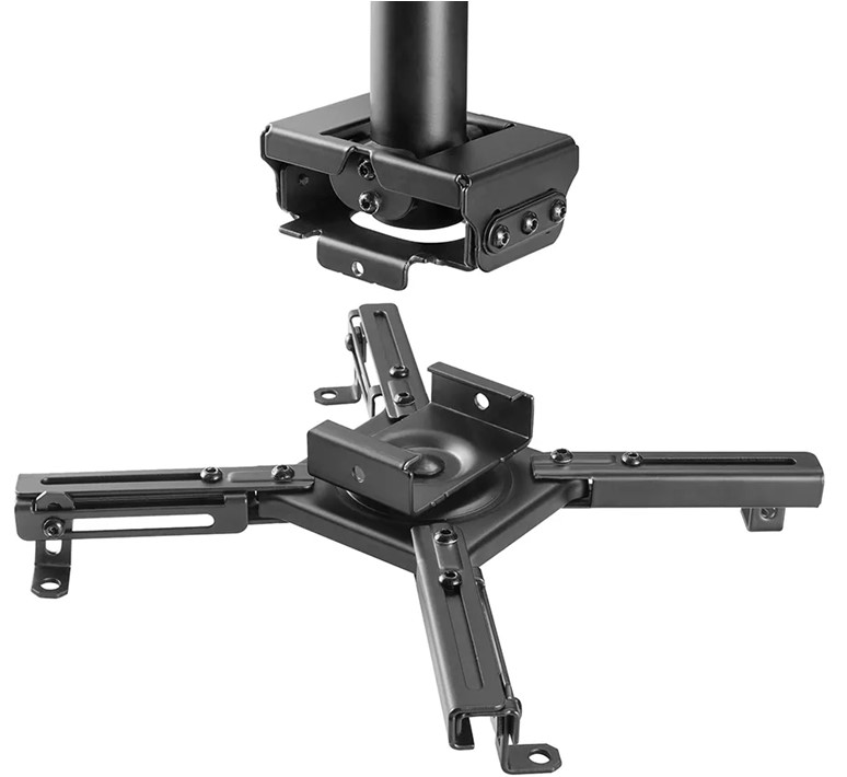 Newstar_beamersteun_zwart_74cm-114cm_met_universele_bracket_max_470mm_zwart_2 0022471