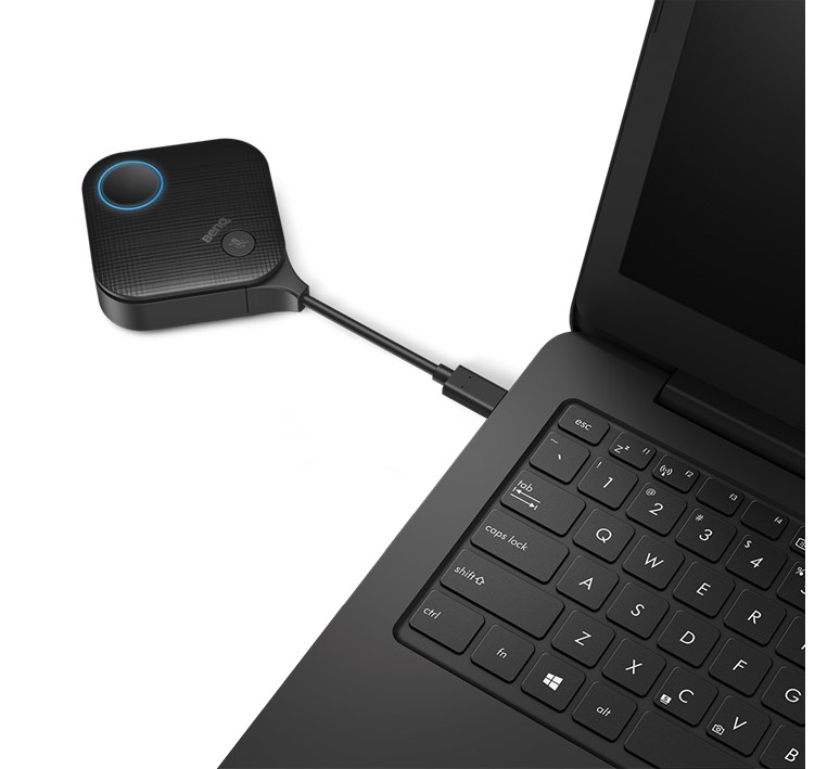 BenQ_VS-20_draadloze_InstaShow_presentatie_start_set_1x_ontvanger_2x_button_incl_cradle_tot_20m_USB-C_HDMI_aansluiting_11 VS20SET