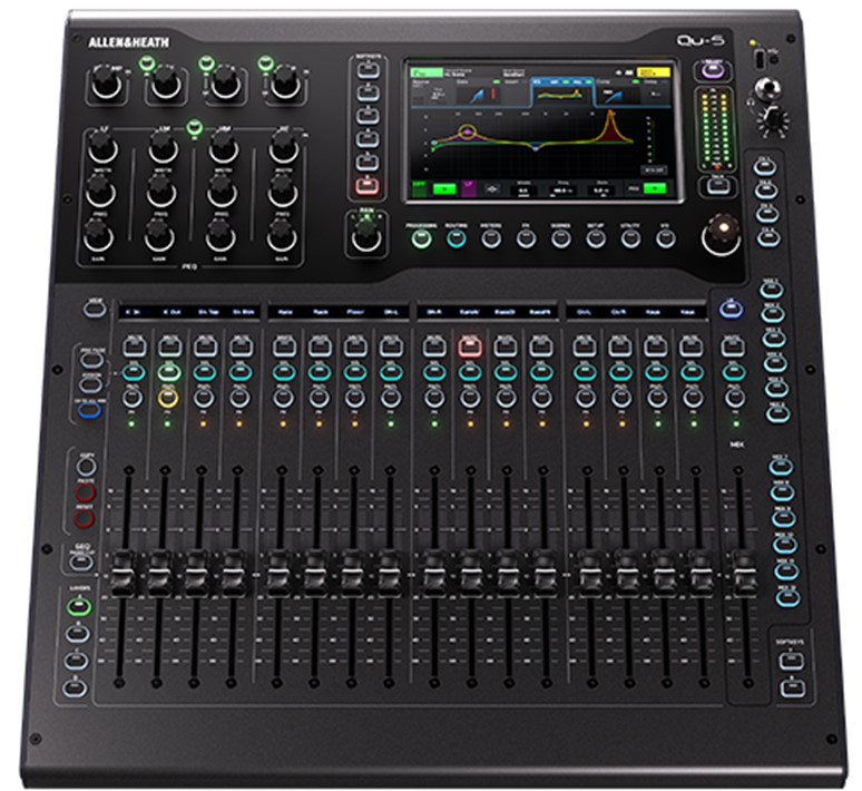 Allen & Heath Qu-6D 38 kanaals digitale mixer 24x XLR/jack mic