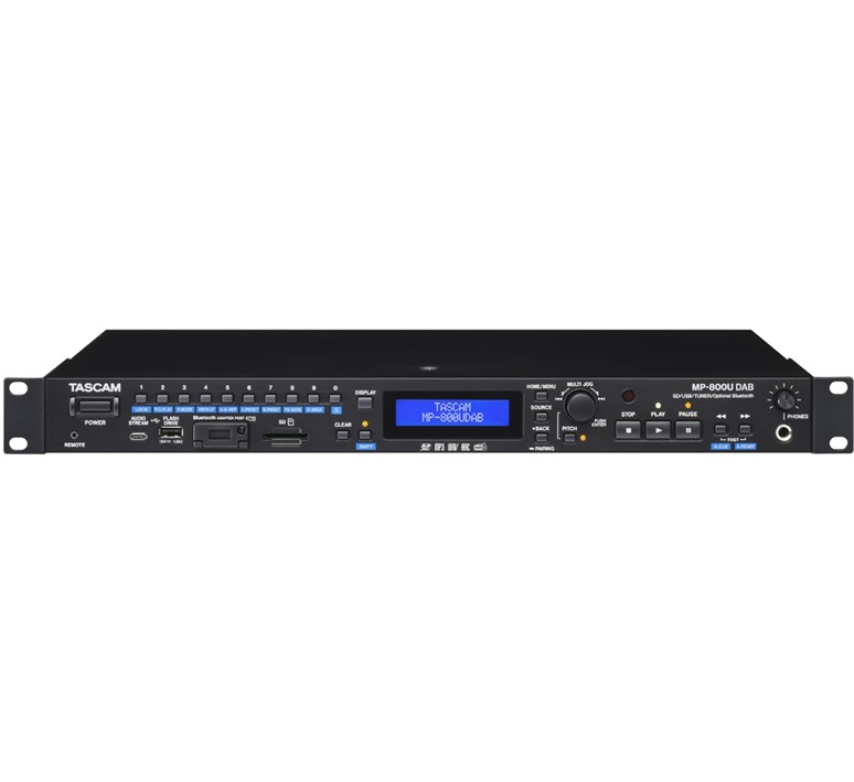 Tascam_MP-800UDAB_SD-USB_DAB-FM_media_speler_met_Bluetooth_optie_AK-BT2_adapter_2 MP800UDAB