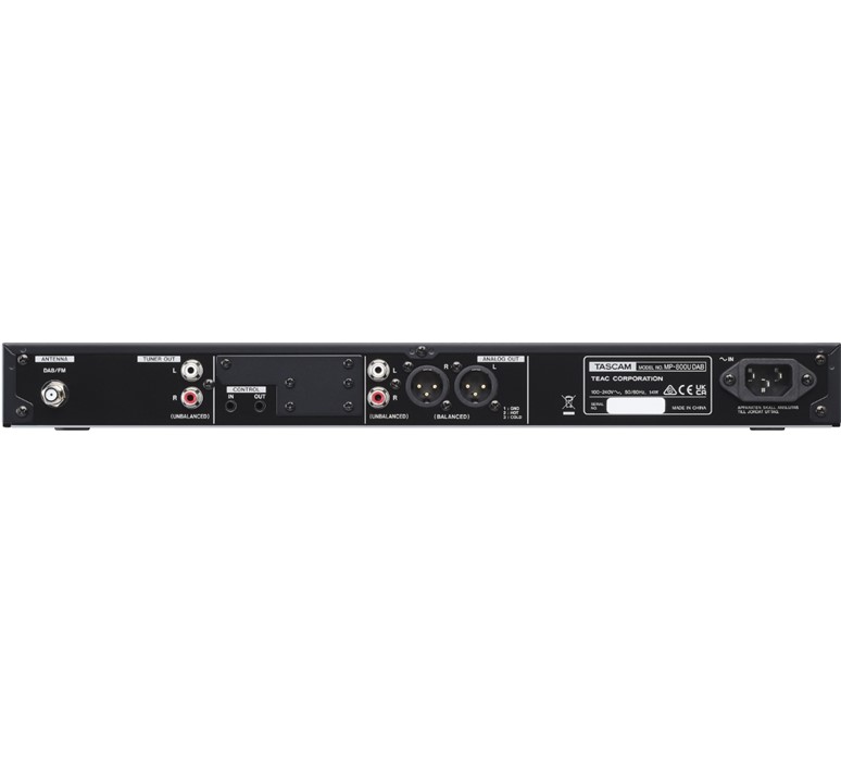Tascam_MP-800UDAB_SD-USB_DAB-FM_media_speler_met_Bluetooth_optie_AK-BT2_adapter_3 MP800UDAB