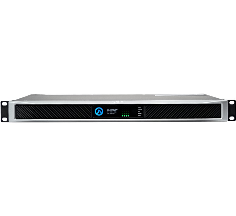 LEA Professional Connect CS354D Dante 4x 350W 4 kanaals installatie DSP versterker 4-8 Ohm & 70/100V met Smart Bridge
